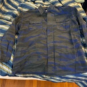 Greek Air Force Lizard Camp Field Shirt XXL